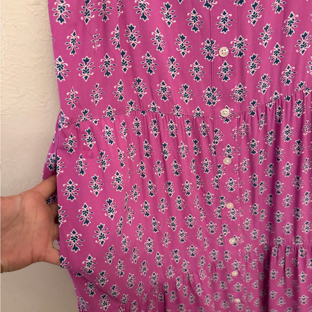 Pink Floral Women's Dress - Picture 6 of 8